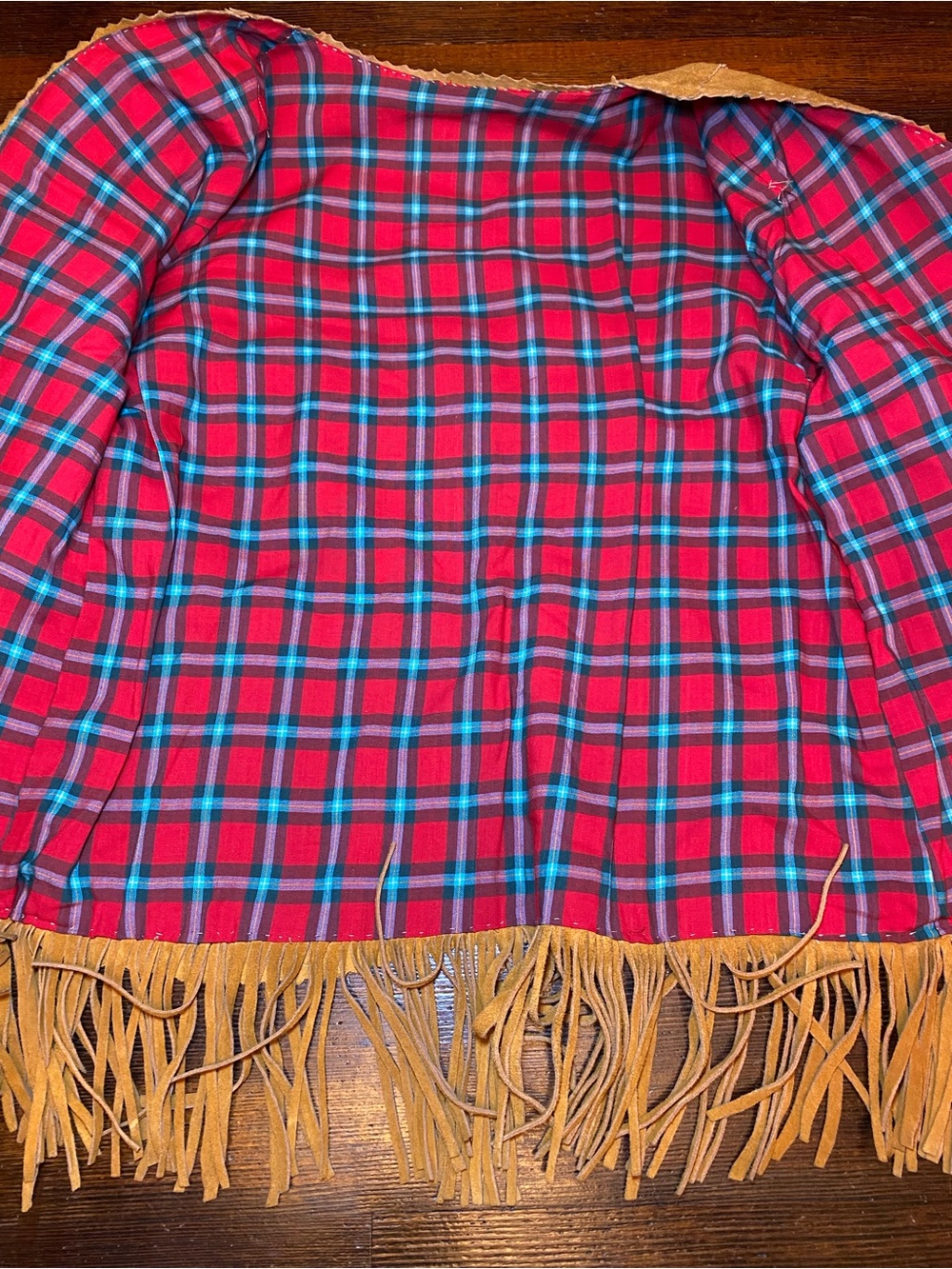 TRUE VINTAGE 1950/1960s STUNNING Artisan Hand Beaded Fringe Buckskin Jacket - Picture 8 of 17